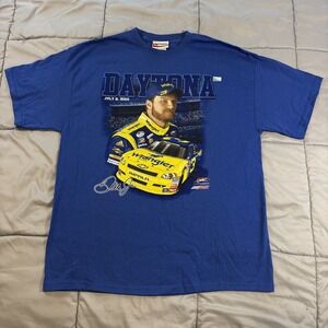 Chase Authentics NASCAR Dale Earnhardt Jr Sr Daytona shirt Blue M Wrangler